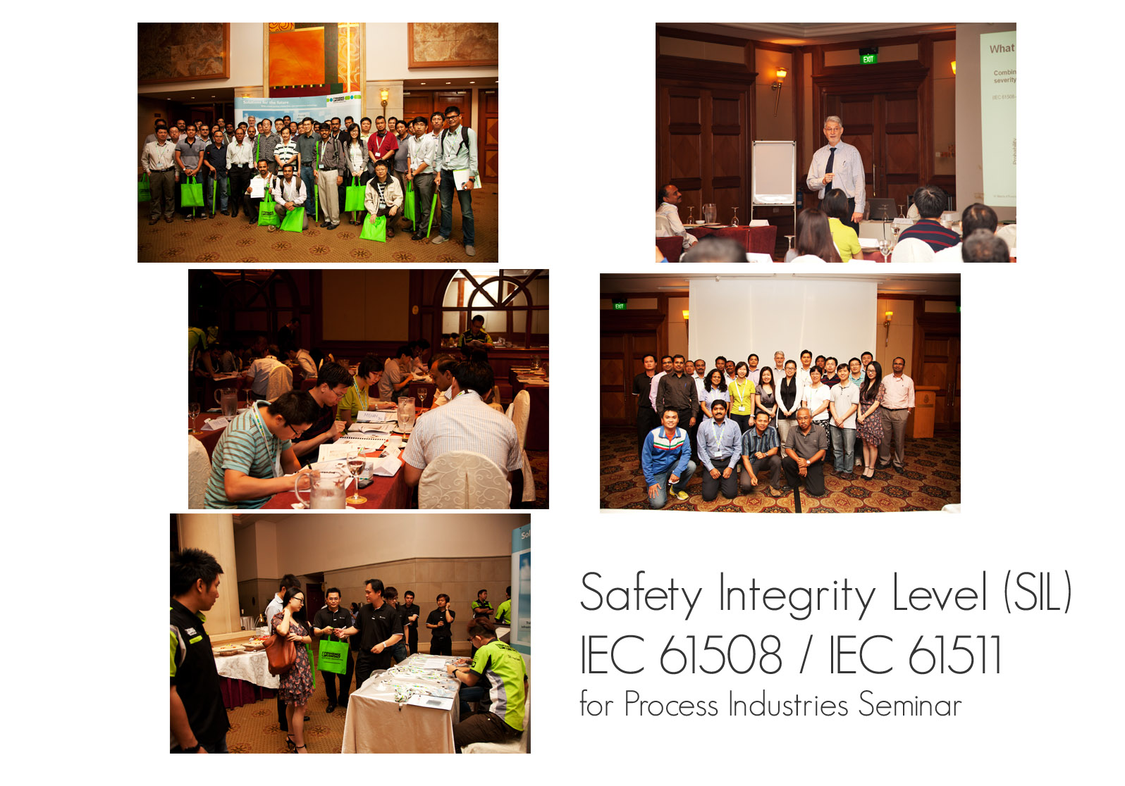 Safety integrity level SIL IEC 61508 IEC 61511 Seminar