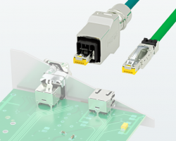 Industrial RJ45 cable connectors