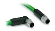 Assembled M8 cables with D-coding Assembled M8 cables with D-coding