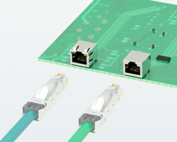 Industrial RJ45 sockets for PCB mounting